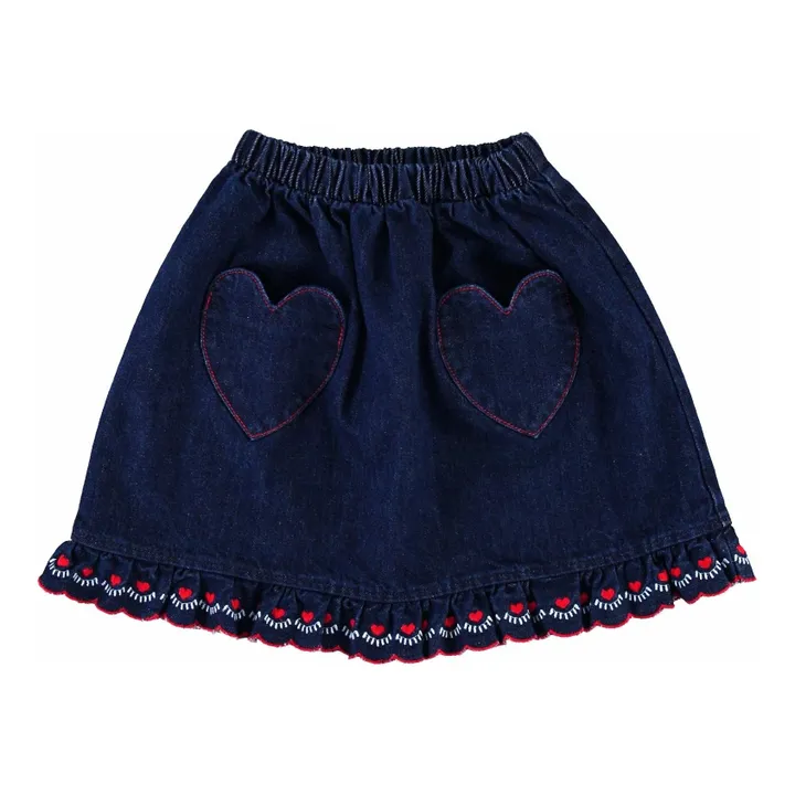 Falda vaquera Tessa | Azul Marino- Imagen del producto n°0