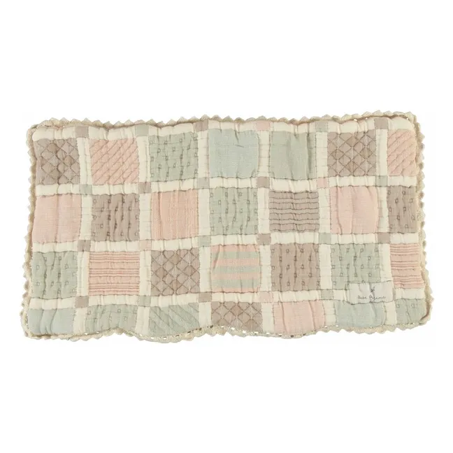 Housse de coussin Mai Coton Bio | Rose pâle