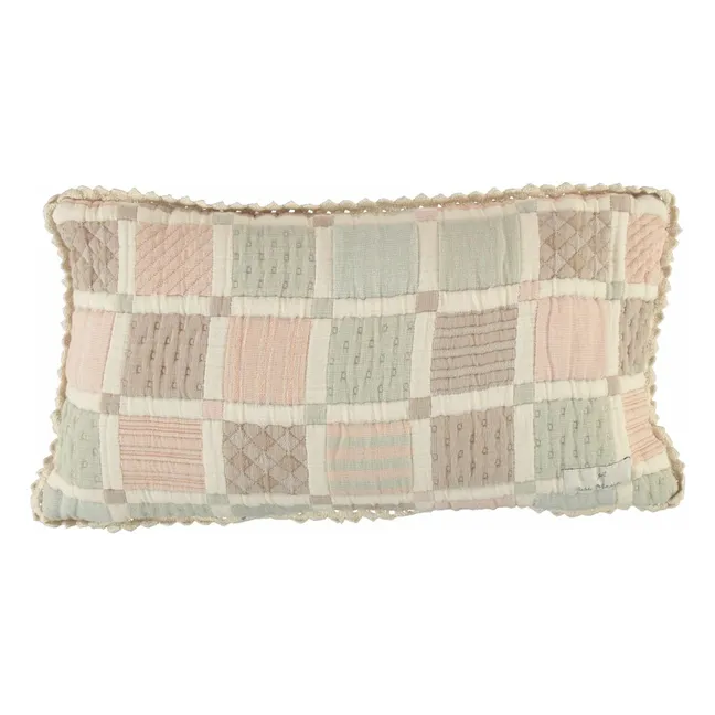 Housse de coussin Mai Coton Bio | Rose pâle
