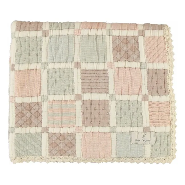 Couverture Mai Coton Bio | Rose pâle