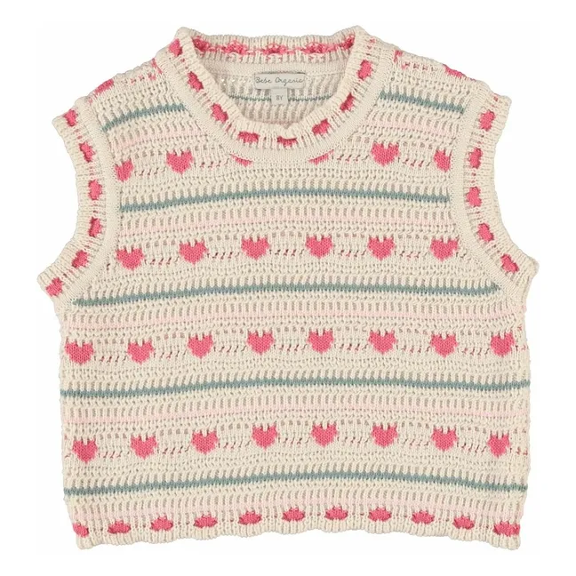 Pull Sans Manches Josie | Crème