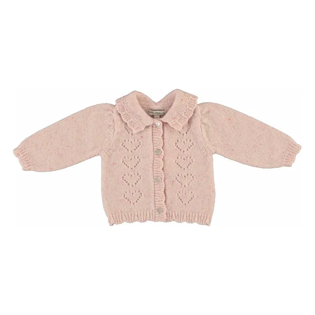 Cardigan Monna Laine | Rose pâle