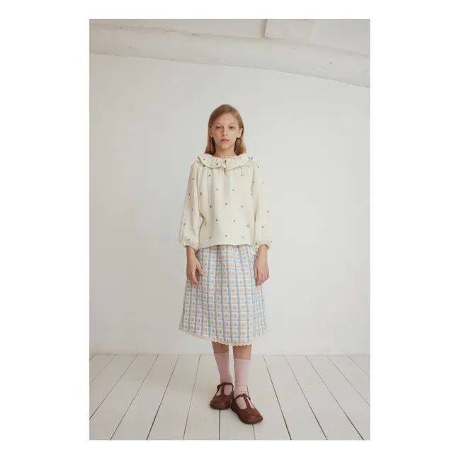 Blusa de algodón orgánico Lilly | Crudo