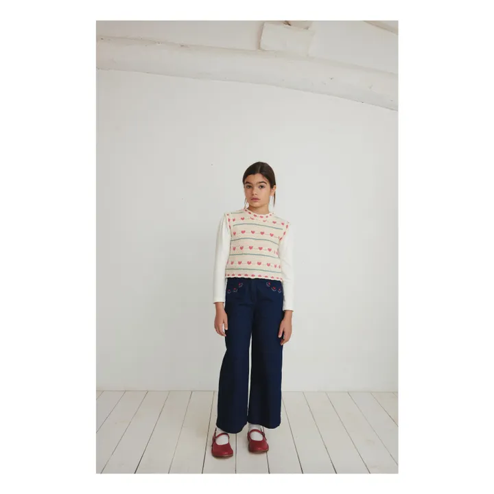 Jersey sin mangas Josie | Crema- Imagen del producto n°1