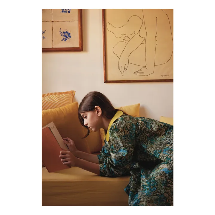 Nola Liberty dress | Green- Product image n°2