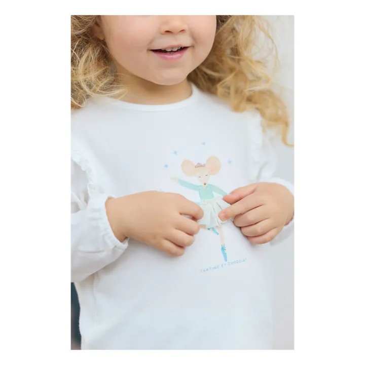 Camiseta Ballet | Blanco- Imagen del producto n°4