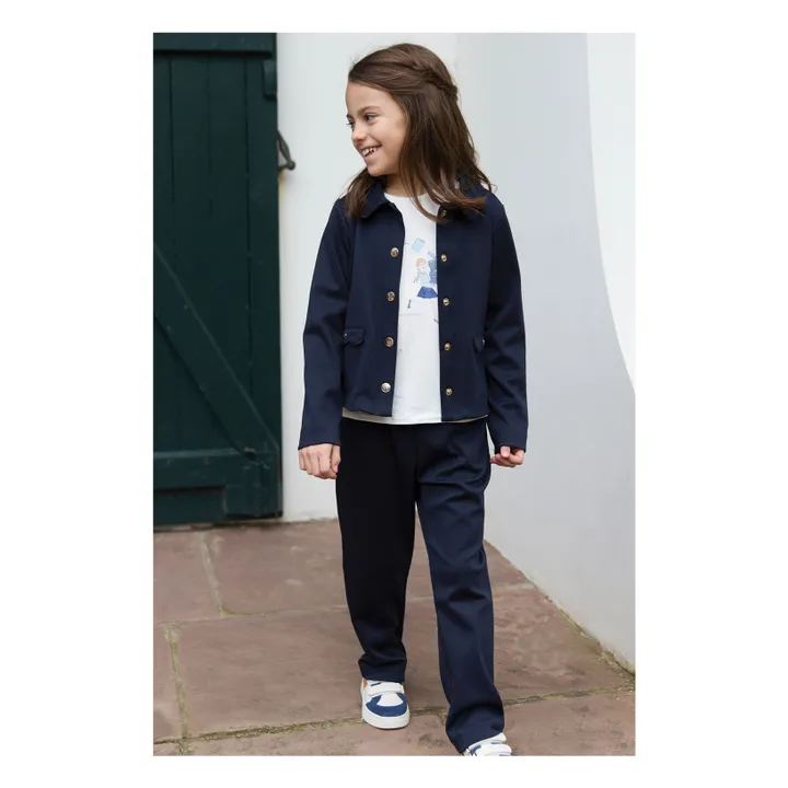 Conjunto de chaleco y pantalón | Azul Marino- Imagen del producto n°5