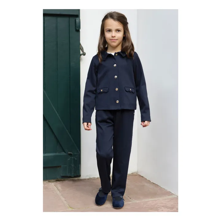 Conjunto de chaleco y pantalón | Azul Marino- Imagen del producto n°7