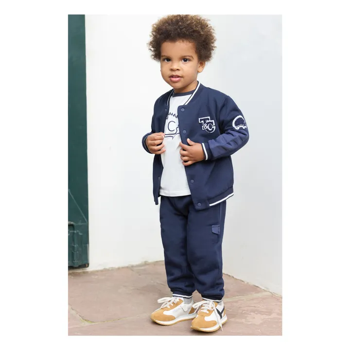 Conjunto de chaqueta y jogger | Azul Marino- Imagen del producto n°3