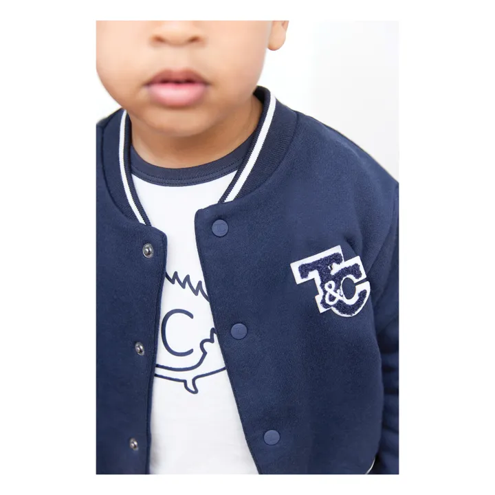 Conjunto de chaqueta y jogger | Azul Marino- Imagen del producto n°4