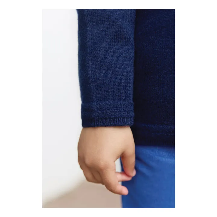 Jersey Robot de lana | Azul Marino- Imagen del producto n°9