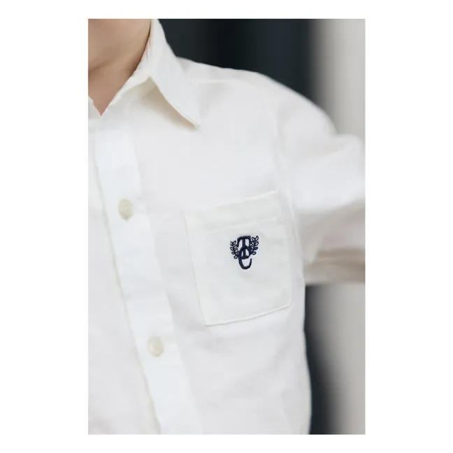 Camisa con bolsillo bordado | Nácar