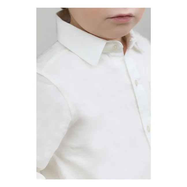 Camisa con bolsillo bordado | Nácar
