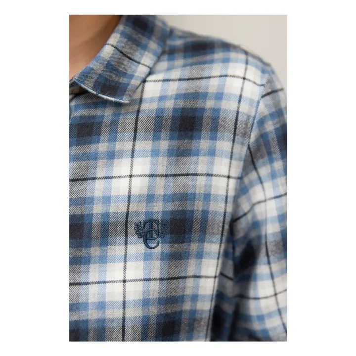 Chemise Carreaux | Bleu- Image produit n°5