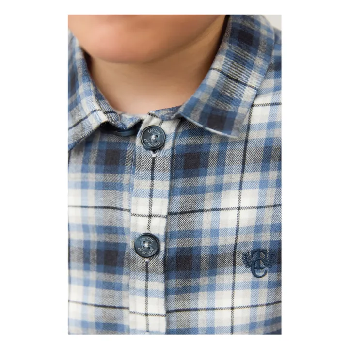 Chemise Carreaux | Bleu- Image produit n°4