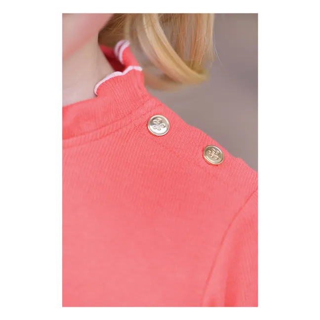 Sous-Pull Côtelé | Corail