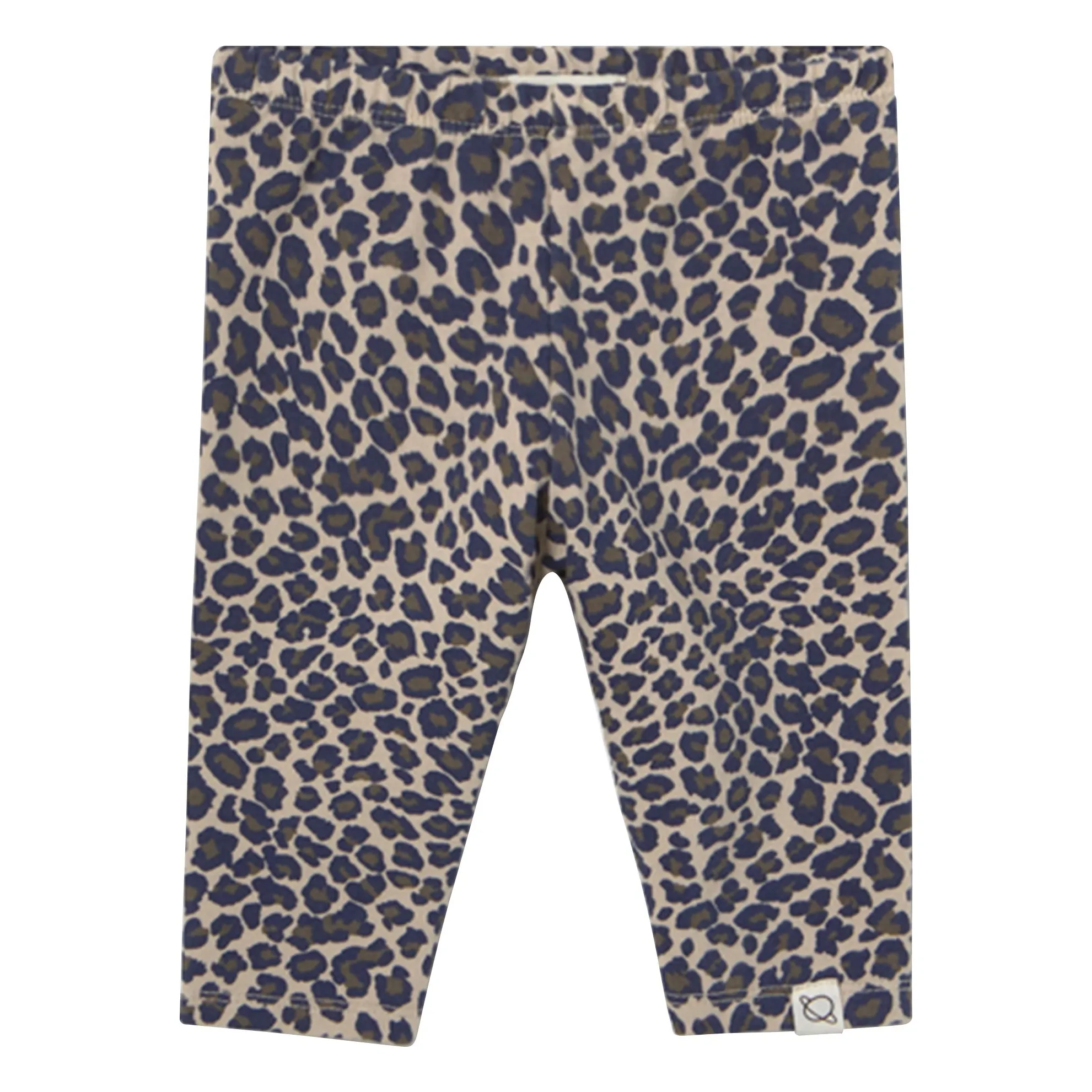 Cozmo Heather Beige Organic Cotton Baby Leopard Legging