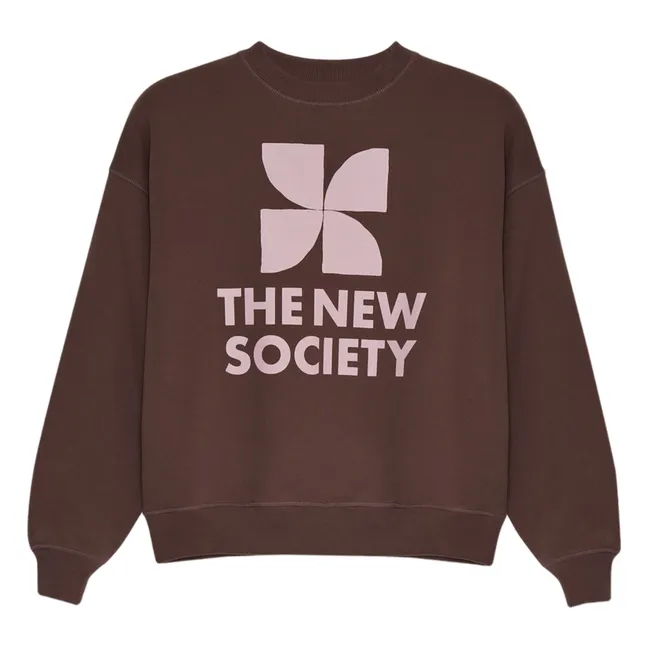 Sudadera TNS Logo | Marrón
