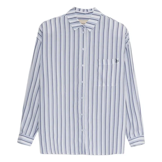 Estela Carreaux Hemd | Blau