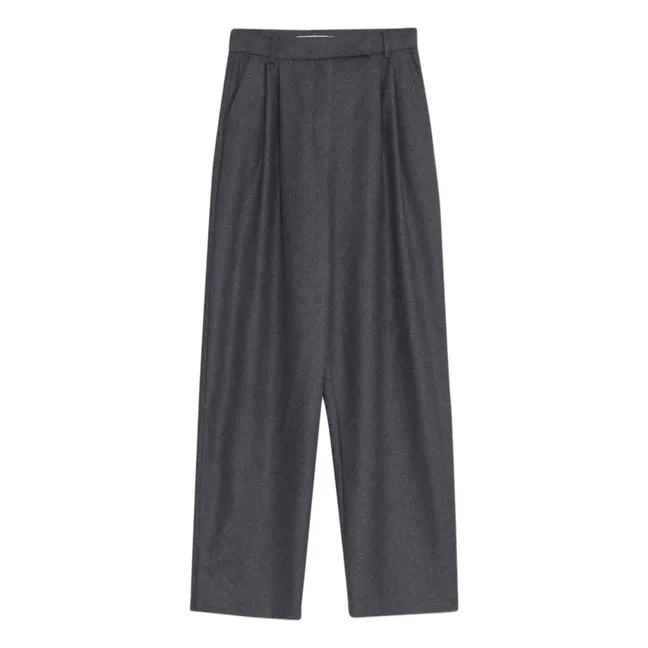 Dione Recycled Wool Trousers | Grey