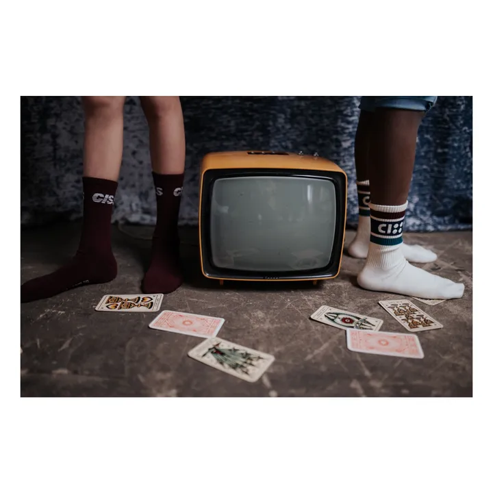 Chaussettes CISS | Bordeaux- Image produit n°1