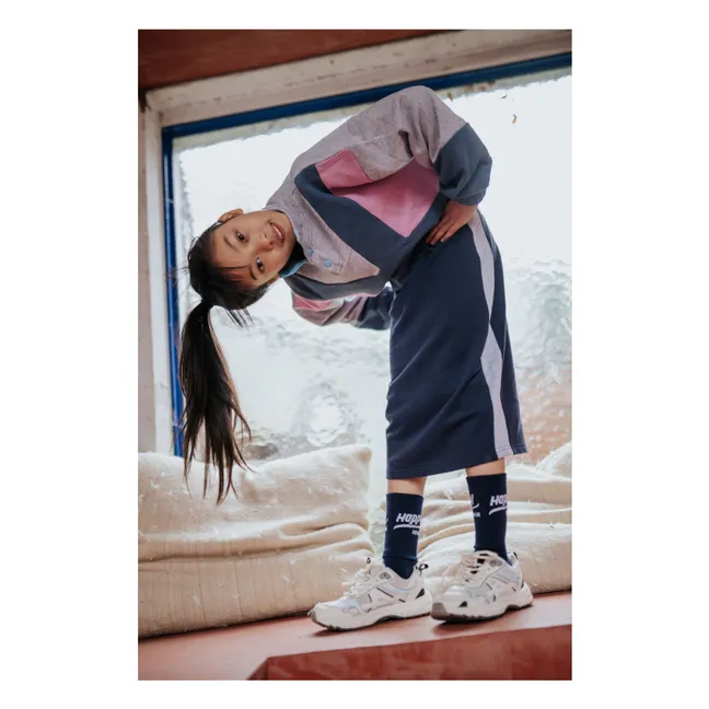 Chaussettes Happy Human | Bleu