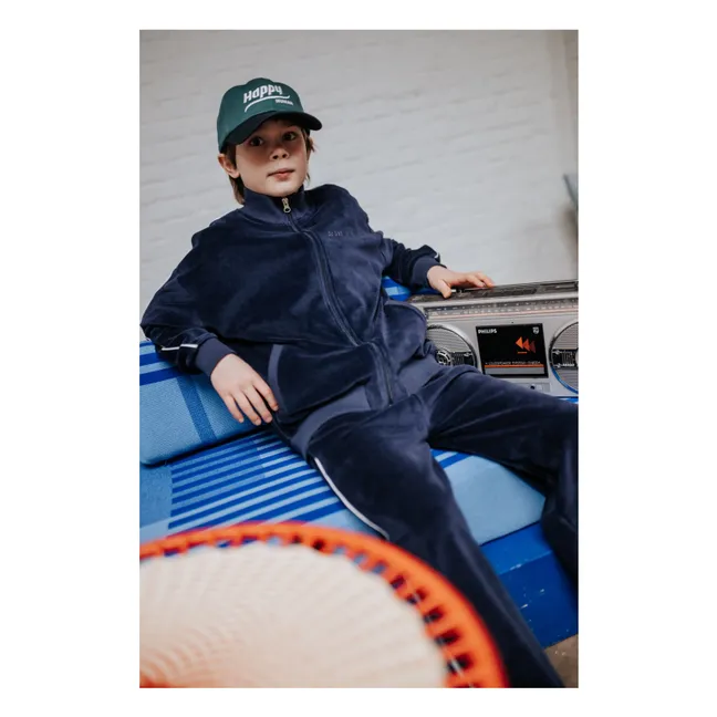 Veste Velours Coton Bio | Bleu marine