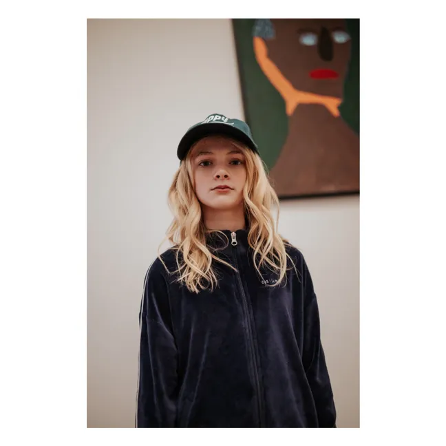 Veste Velours Coton Bio | Bleu marine