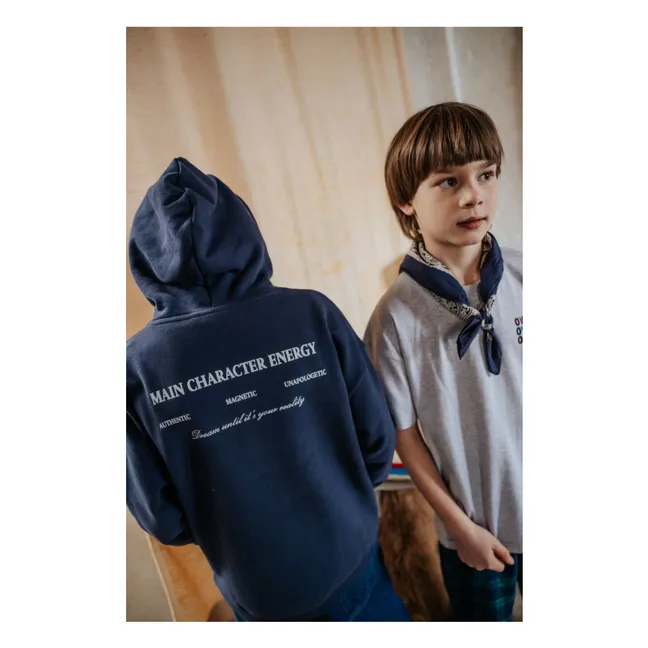 Sweat Main Character Coton Bio | Bleu marine