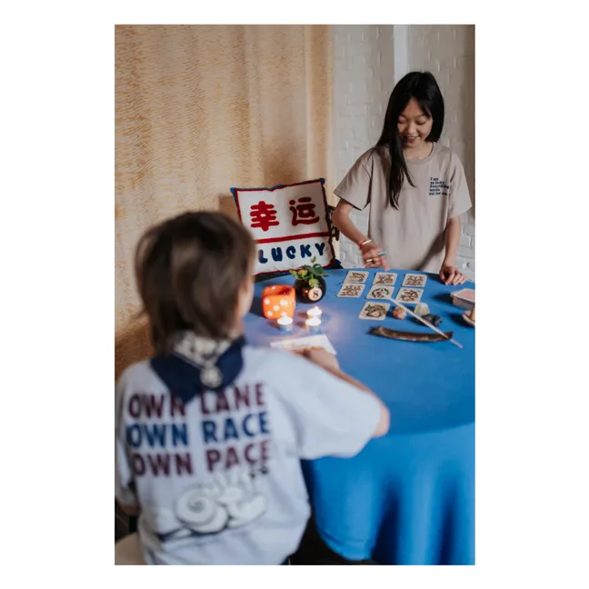 Camiseta de algodón orgánico Own Lane | Gris Jaspeado