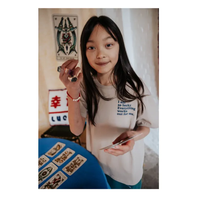 Lucky Charms organic cotton T-shirt | Beige