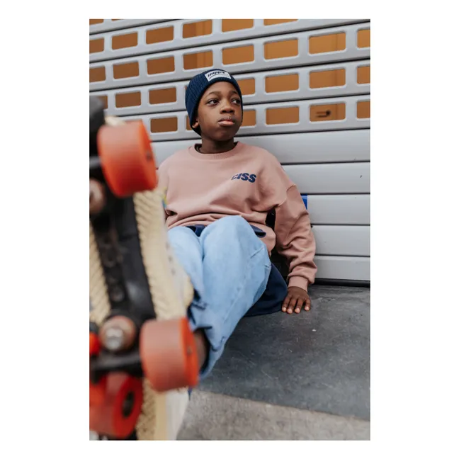 Sudadera de algodón orgánico CISS | Rosa Viejo