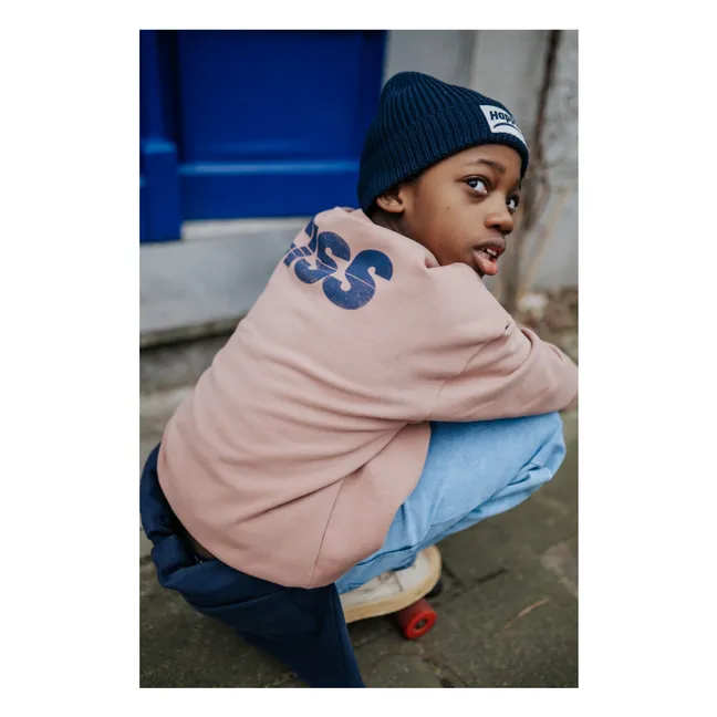 Sudadera de algodón orgánico CISS | Rosa Viejo