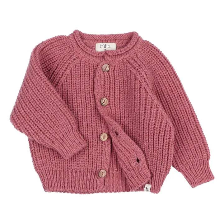 Cardigan Laine | Mauve- Image produit n°2