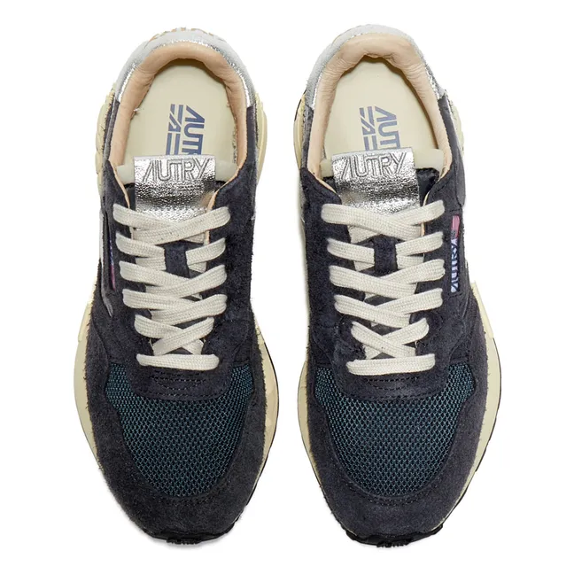 Sneakers Reelwind Low Wildleder Metallic | Schwarz