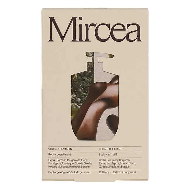 Cedar + Rosemary shower gel refill - 400ml