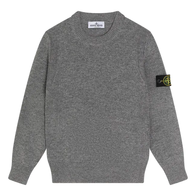 Jersey de lana con logotipo | Gris
