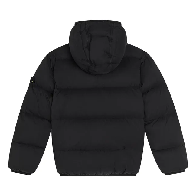 Chaqueta de plumón con logotipo | Negro