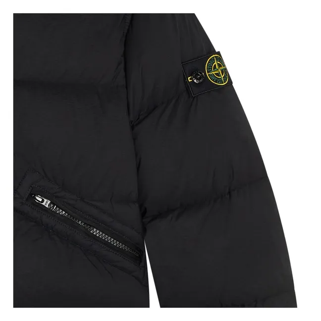 Chaqueta de plumón con logotipo | Negro