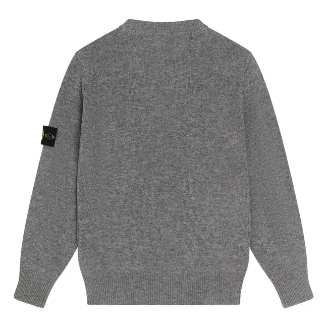 Jersey de lana con logotipo | Gris