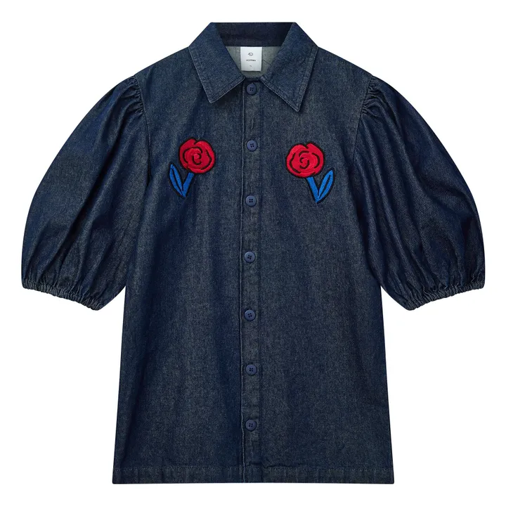 Robe Annka Denim | Bleu jean- Image produit n°0