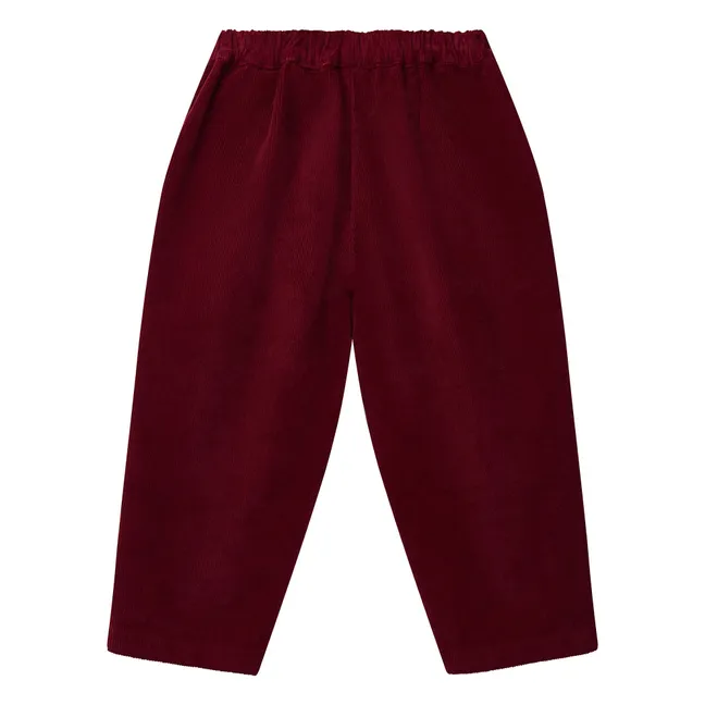 Pantalon Wolf | Rouge foncé