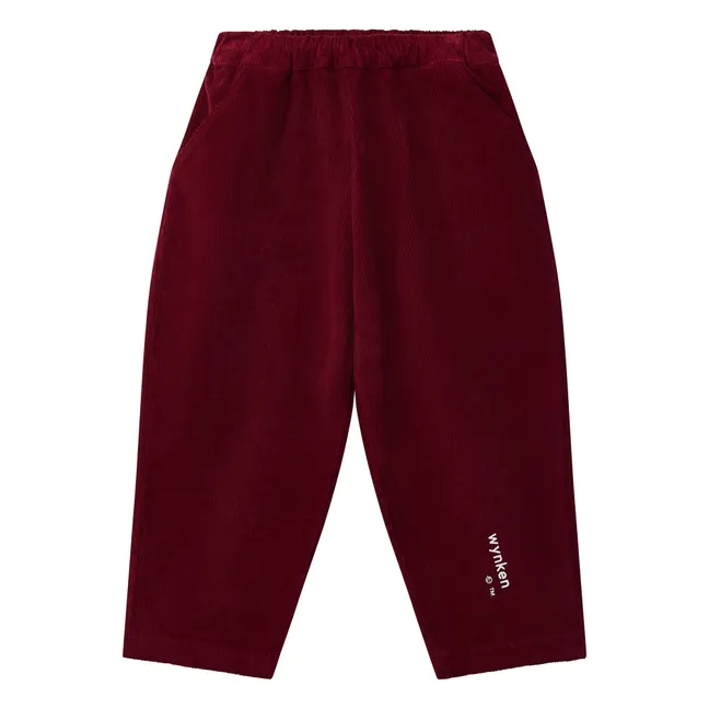 Pantalon Wolf | Rouge foncé