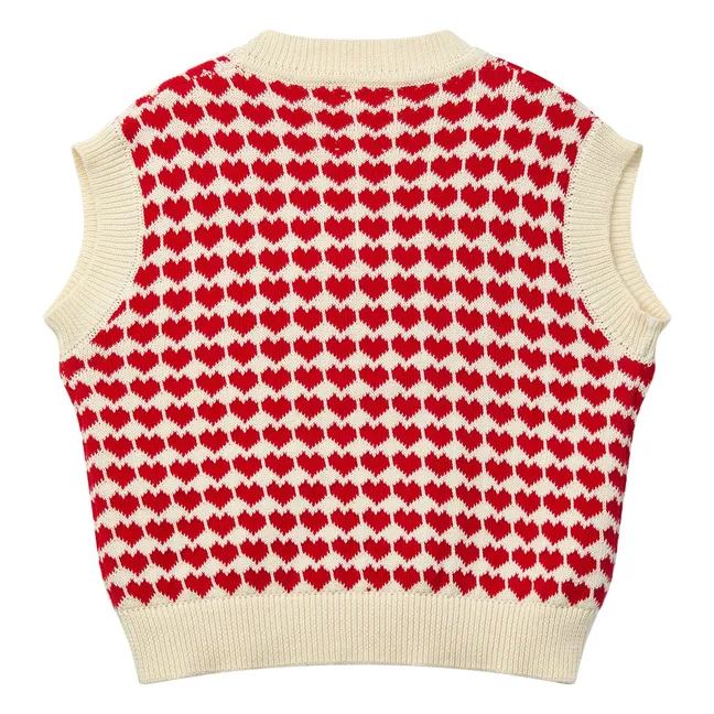 Gilet Sans Manches The Lovers Coton Bio | Ecru