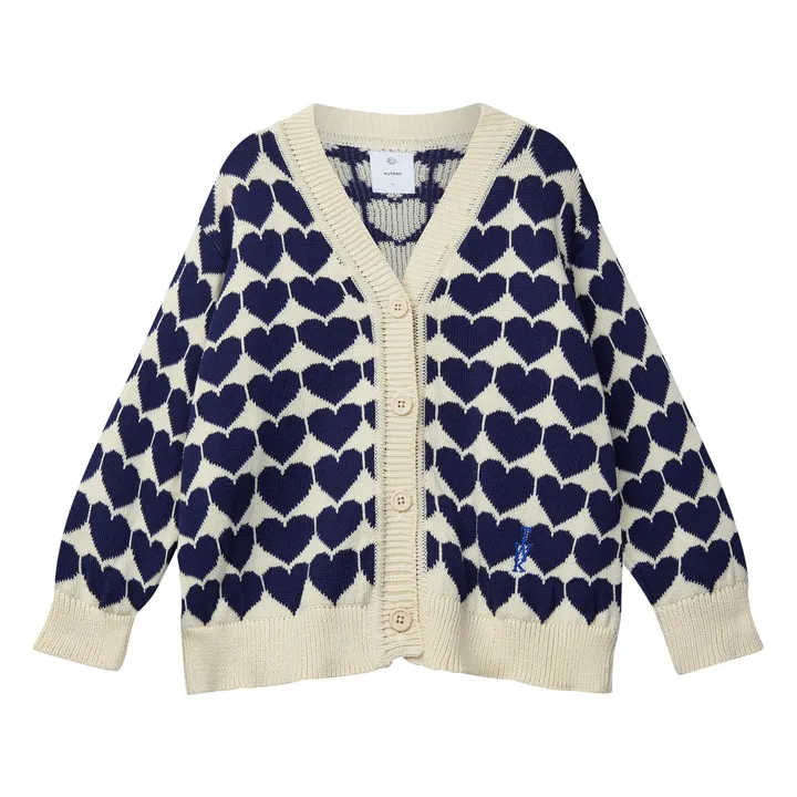 The Lovers Organic Cotton Cardigan | Ecru- Product image n°0