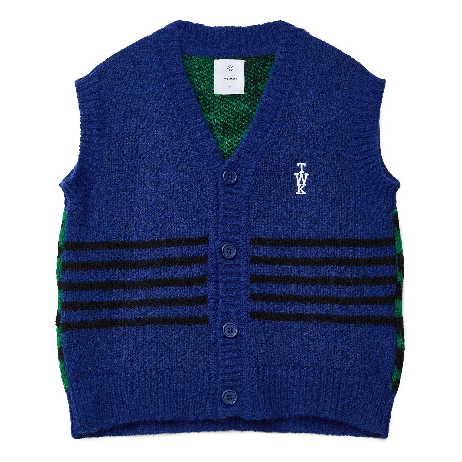 Wynken Royal Blue Presto Wool Sleeveless Vest