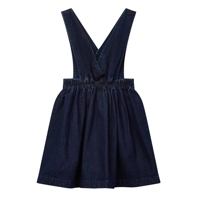 Robe Tablier Annka Denim | Bleu jean