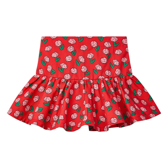 Cloud Denim skirt | Red