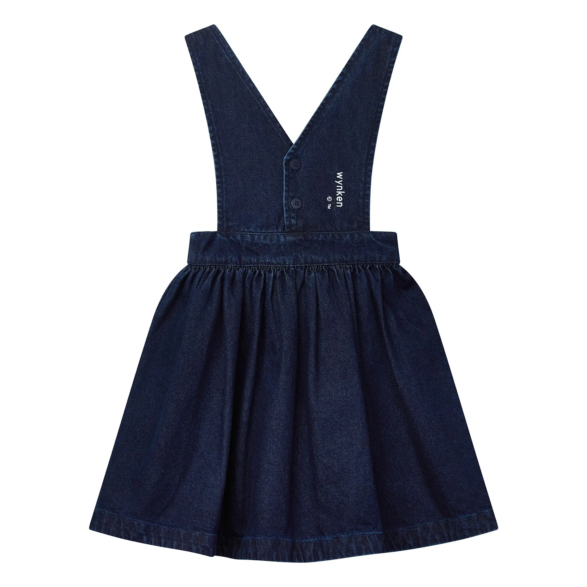 Wynken Denim Blue Annka Denim Apron Dress