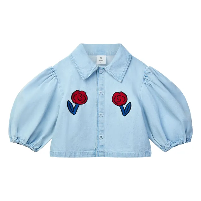 Veste Boléro Annka Denim | Bleu Clair